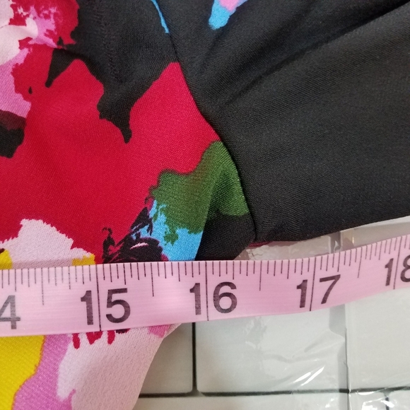 Laundry by Shelli Segal Floral Wrap Dress S Nwot - Picture 10 of 12